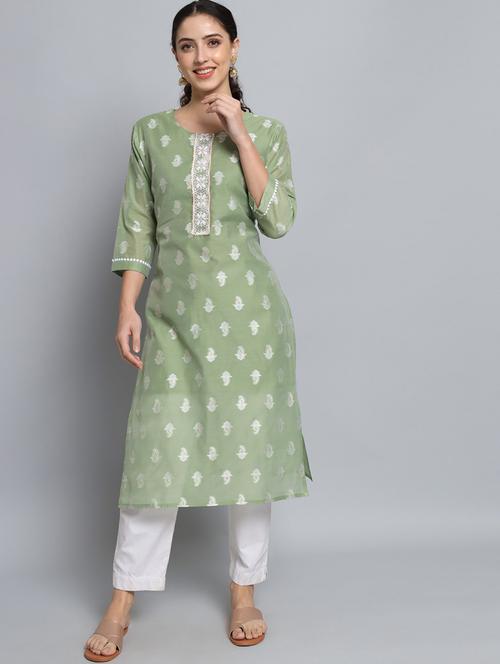 women's straight kurta - 20197166 - Standard Image - 0