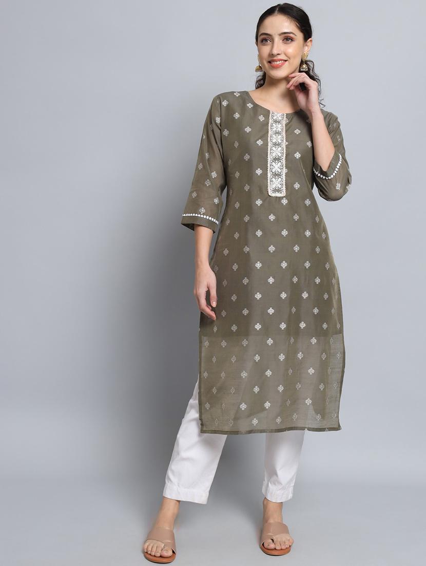 women's straight kurta - 20197168 - Zoom Image - 0