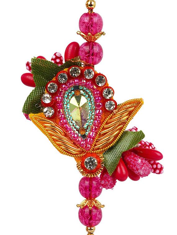 crazy corner set of 2 beads detailed rakhi - 20203522 - Standard Image - 2