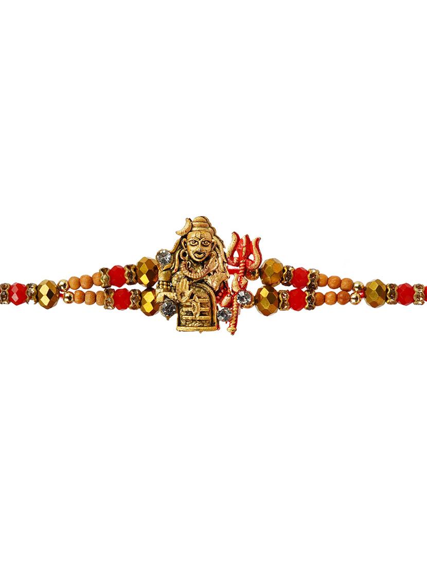 crazy corner set of 2 beads detailed rakhi - 20203532 - Standard Image - 2