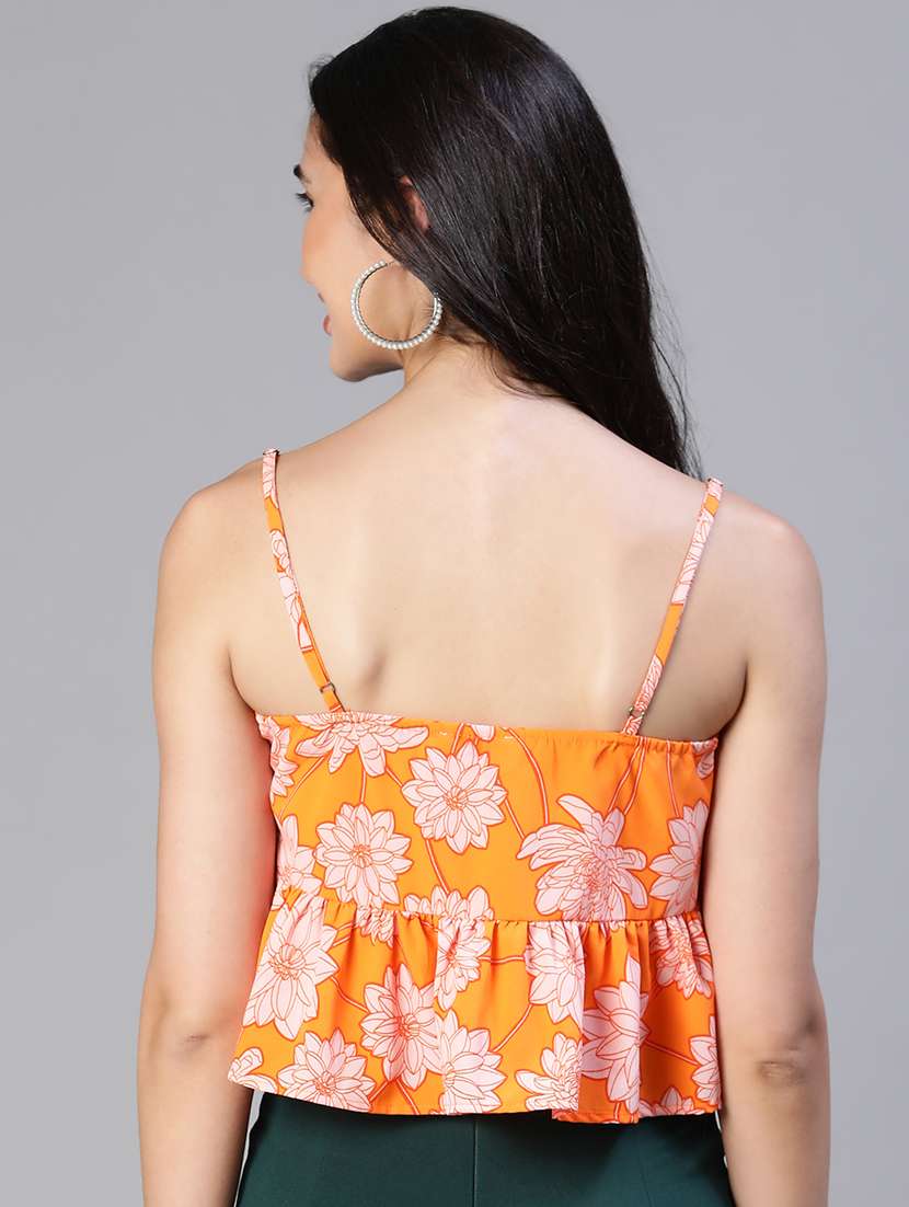 women's crop sweetheart neck top - 20206493 -  Standard Image - 2
