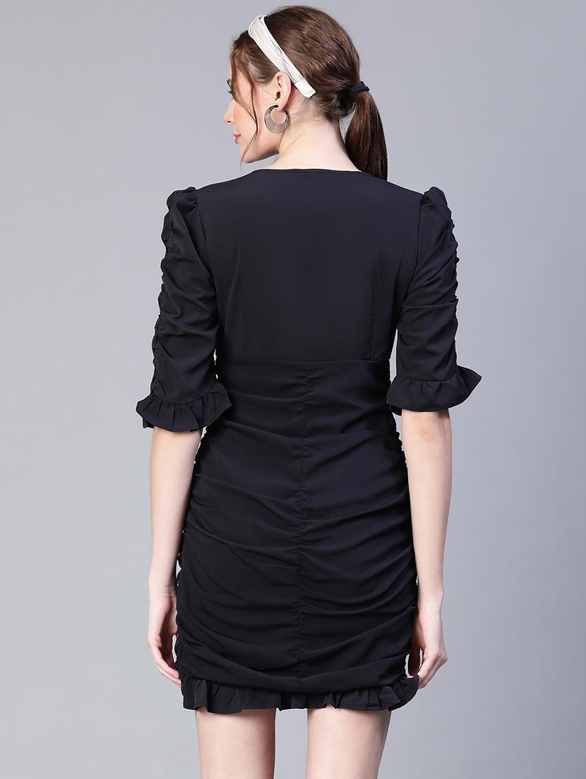 women's tiered dress solid dress - 20206555 - Standard Image - 2