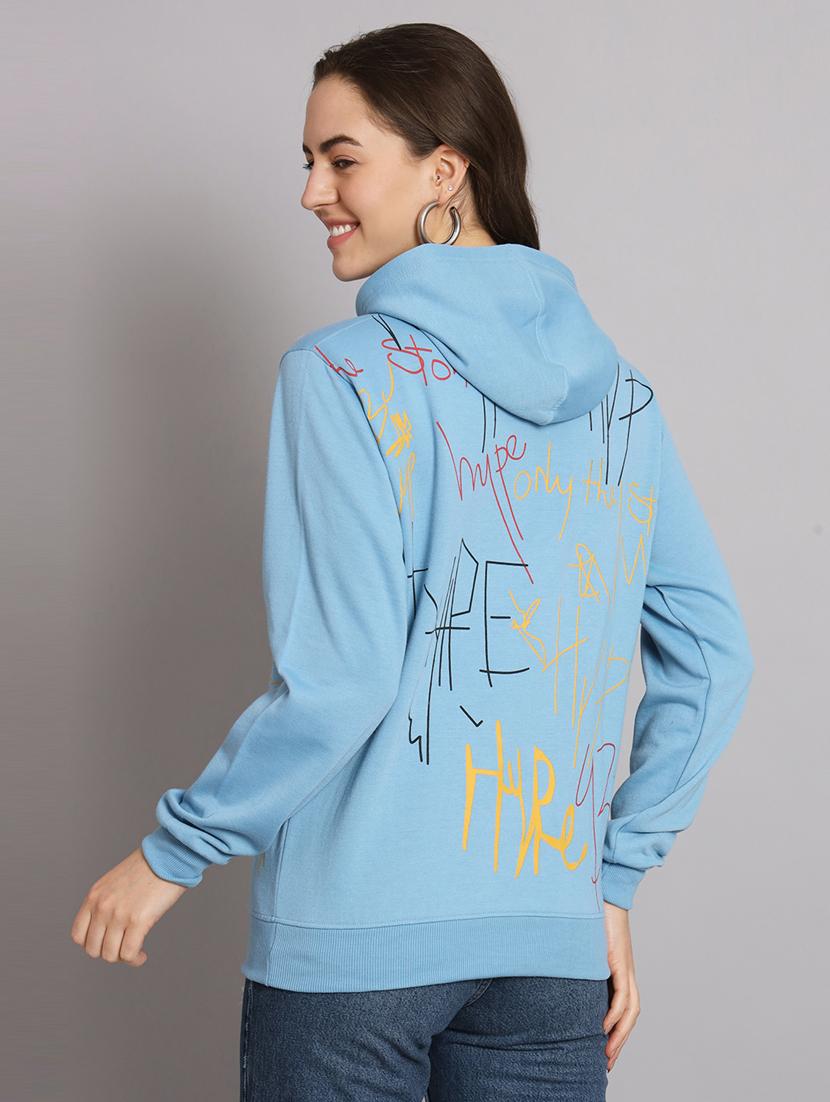 women's front print sweatshirt - 20207715 - Standard Image - 2
