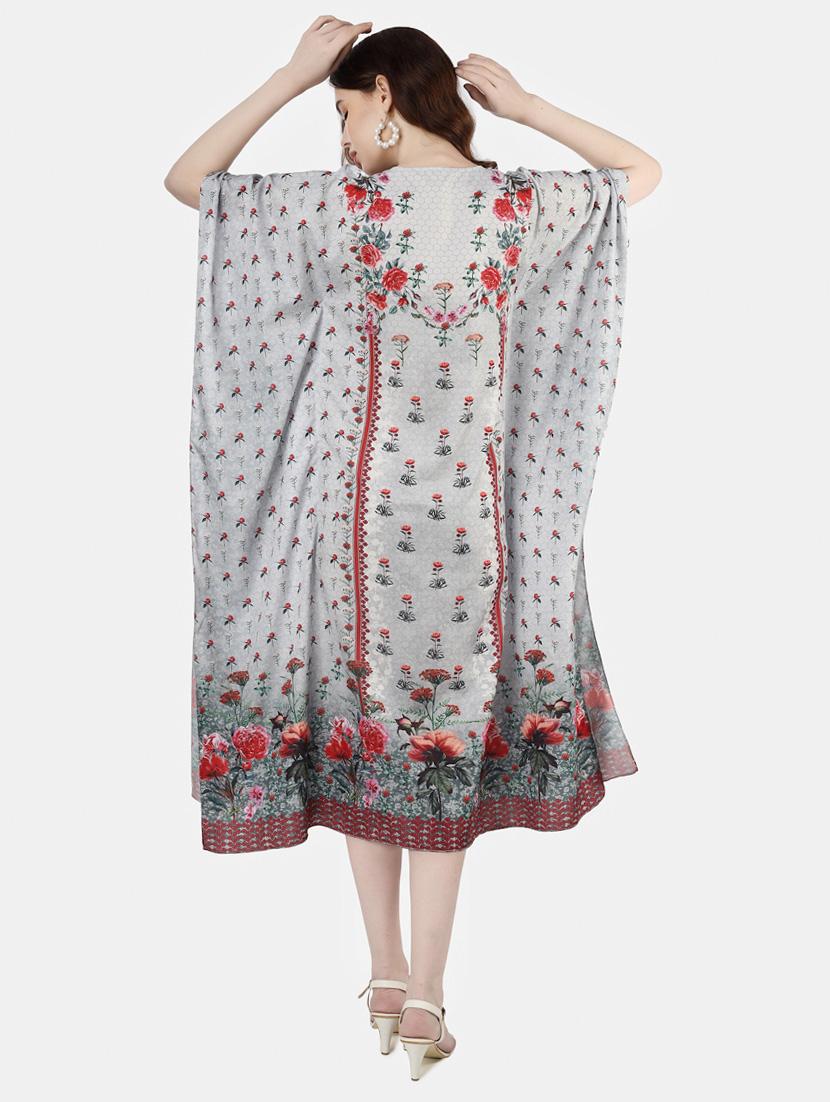 women multi colored polyester tunics kaftan - 20209350 -  Standard Image - 2