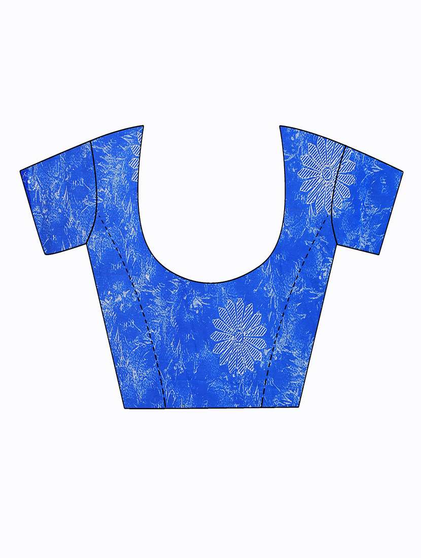 pack of 2 printed saree with blouse - 20209482 - Standard Image - 2