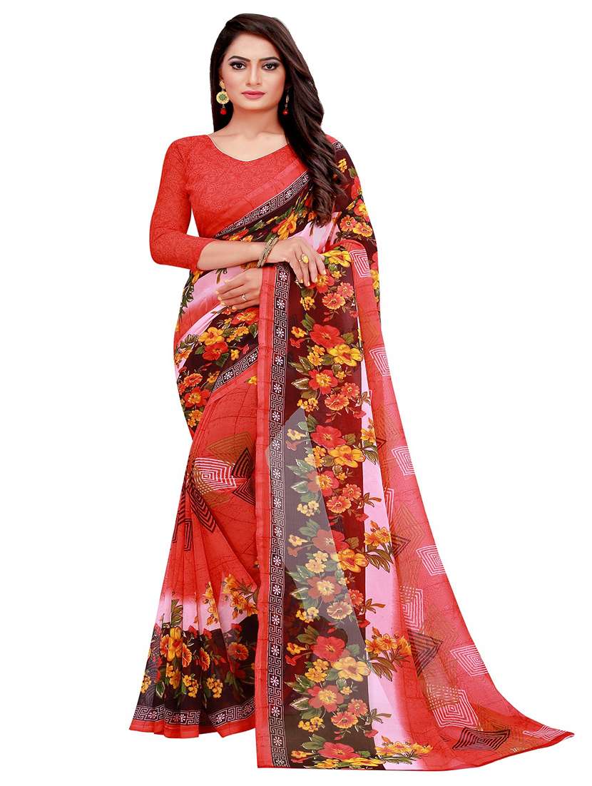 women's saree combo with blouse - 20209921 - Standard Image - 2