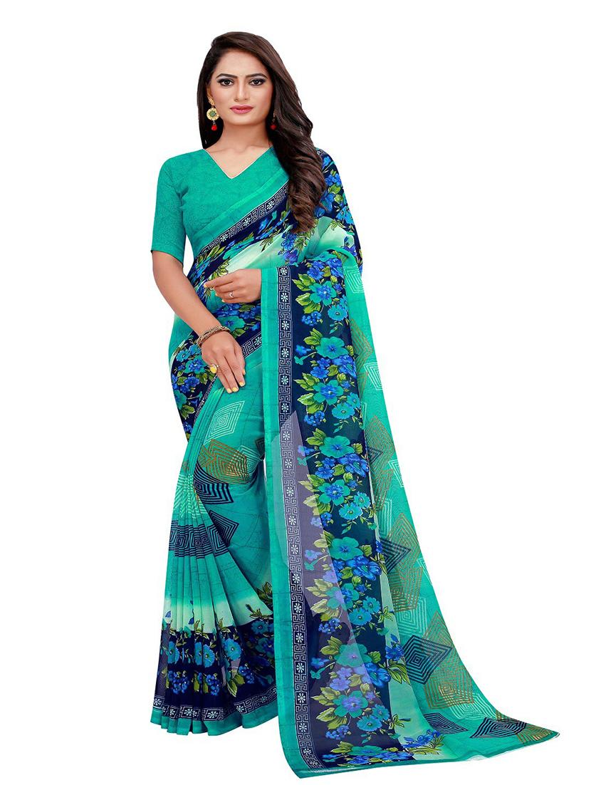 women's saree combo with blouse - 20209977 - Standard Image - 2