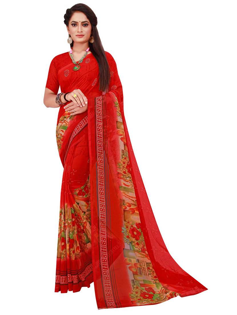 women's saree combo with blouse - 20210678 -  Standard Image - 2