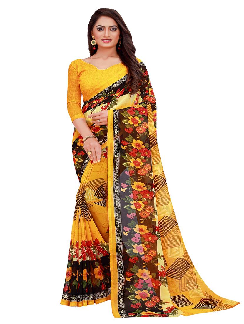 women's self design green colored saree with blouse - 20211185 - Standard Image - 2