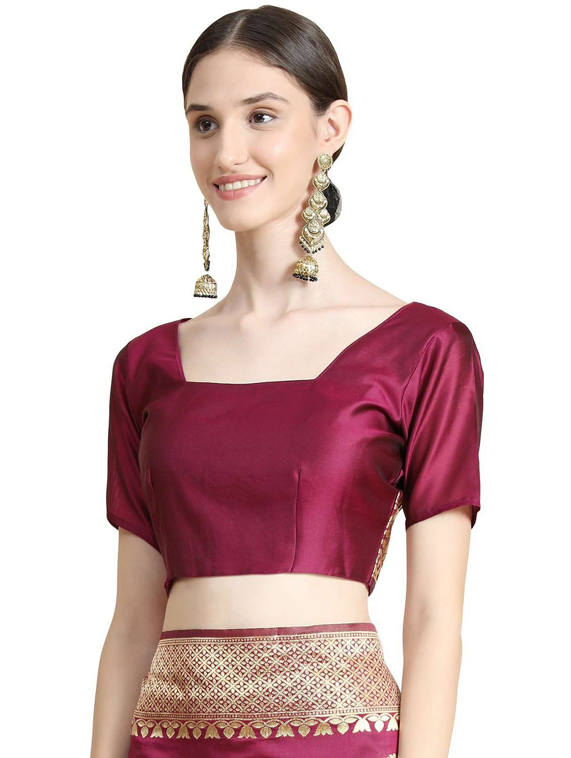 women's banarasi saree with blouse - 20214371 -  Standard Image - 2