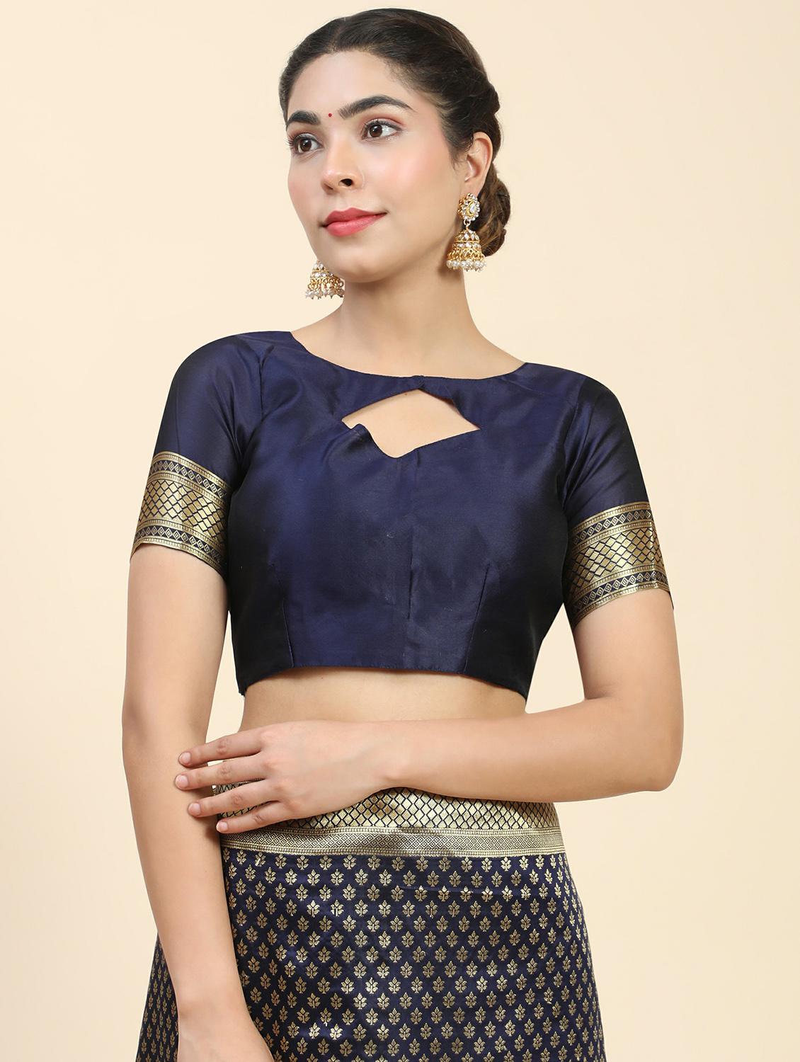 women's banarasi saree with blouse - 20214403 - Standard Image - 2