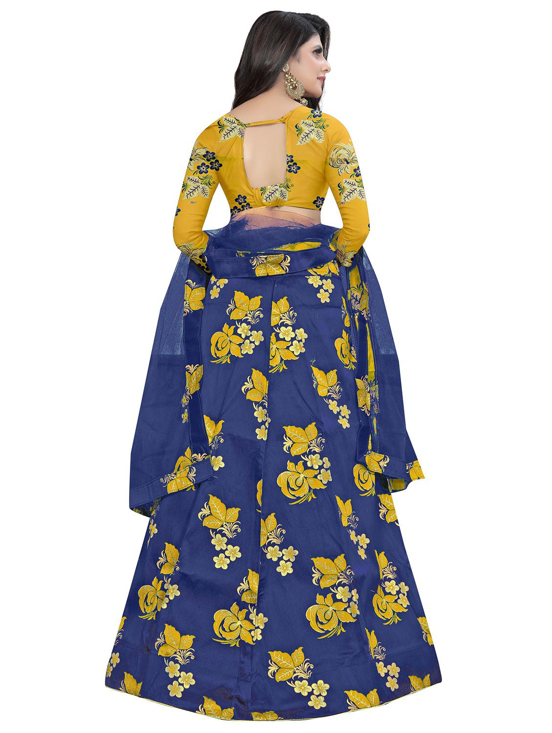 self design a-line lehenga choli set with dupatta - 20214731 - Standard Image - 2