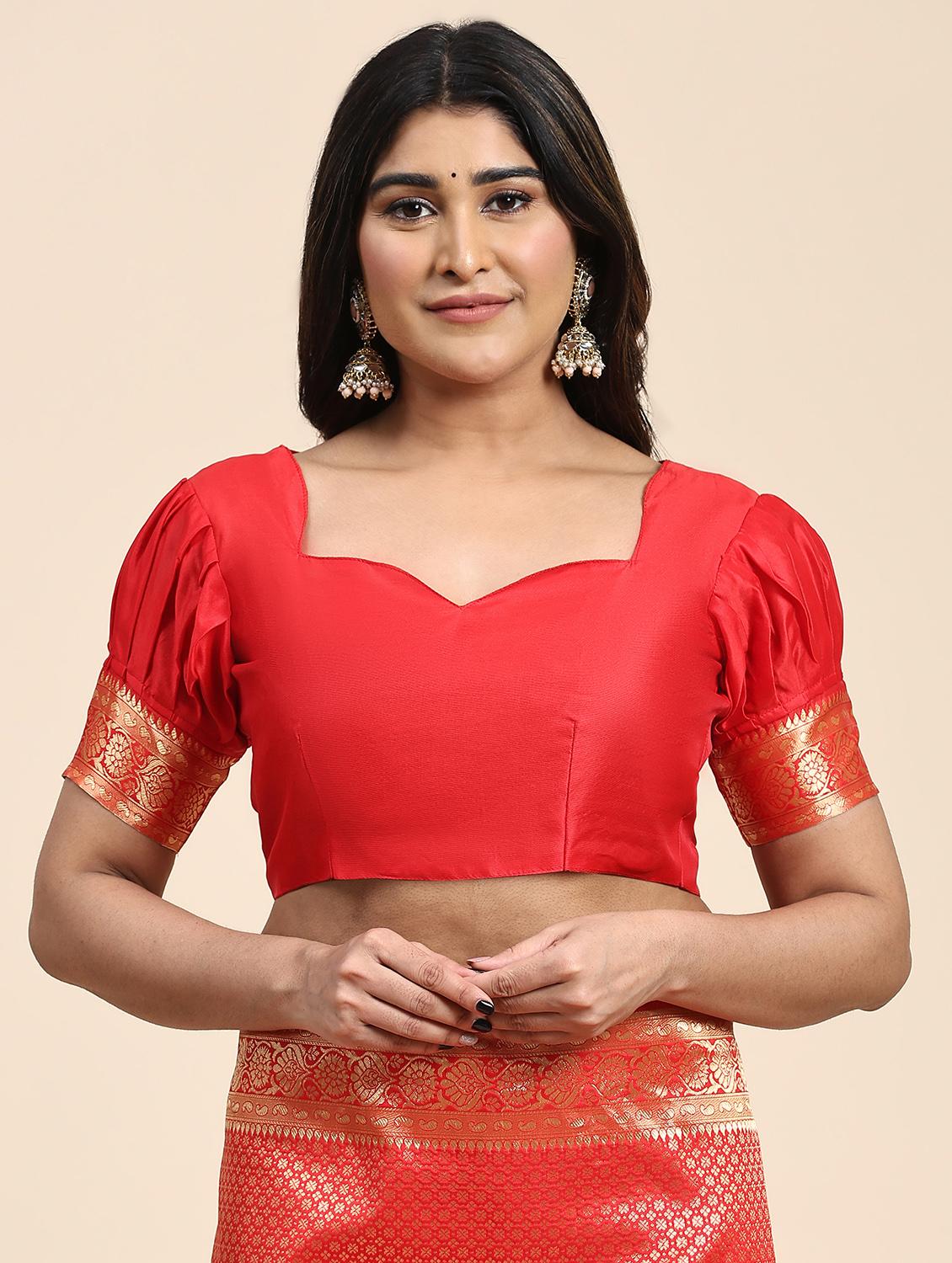women's banarasi saree with blouse - 20214752 - Standard Image - 2