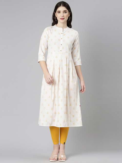 women's flared kurta - 20215383 -  Standard Image - 0