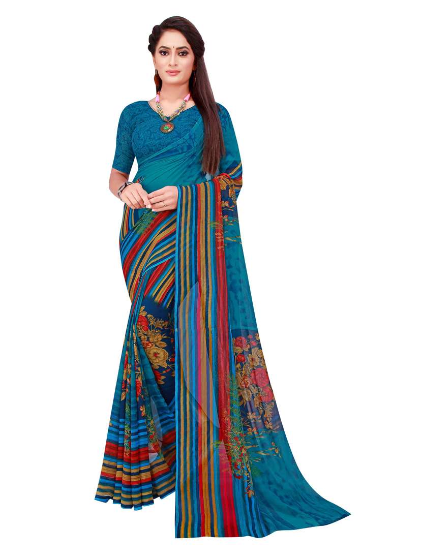 women's saree combo with blouse - 20216244 - Standard Image - 2