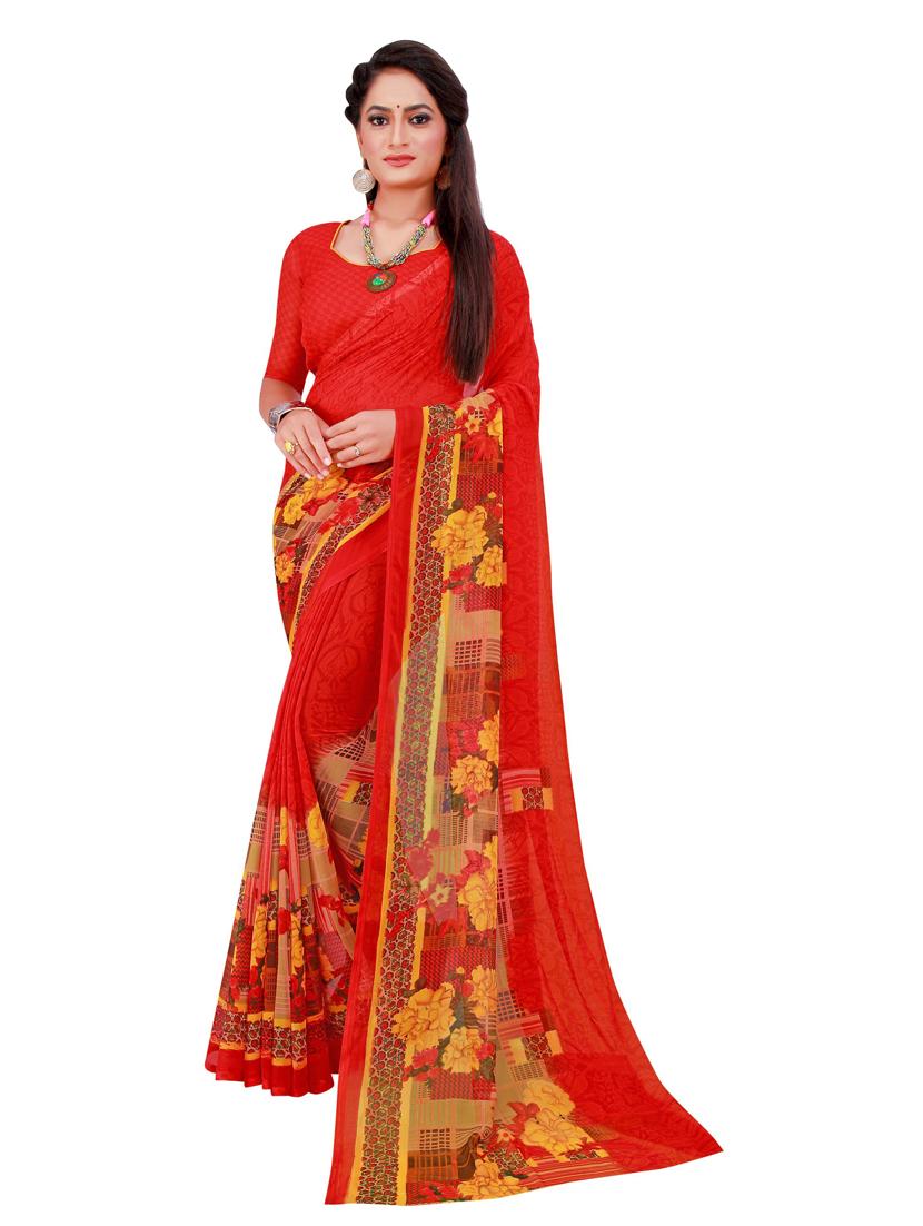 women's saree combo with blouse - 20216328 - Standard Image - 2