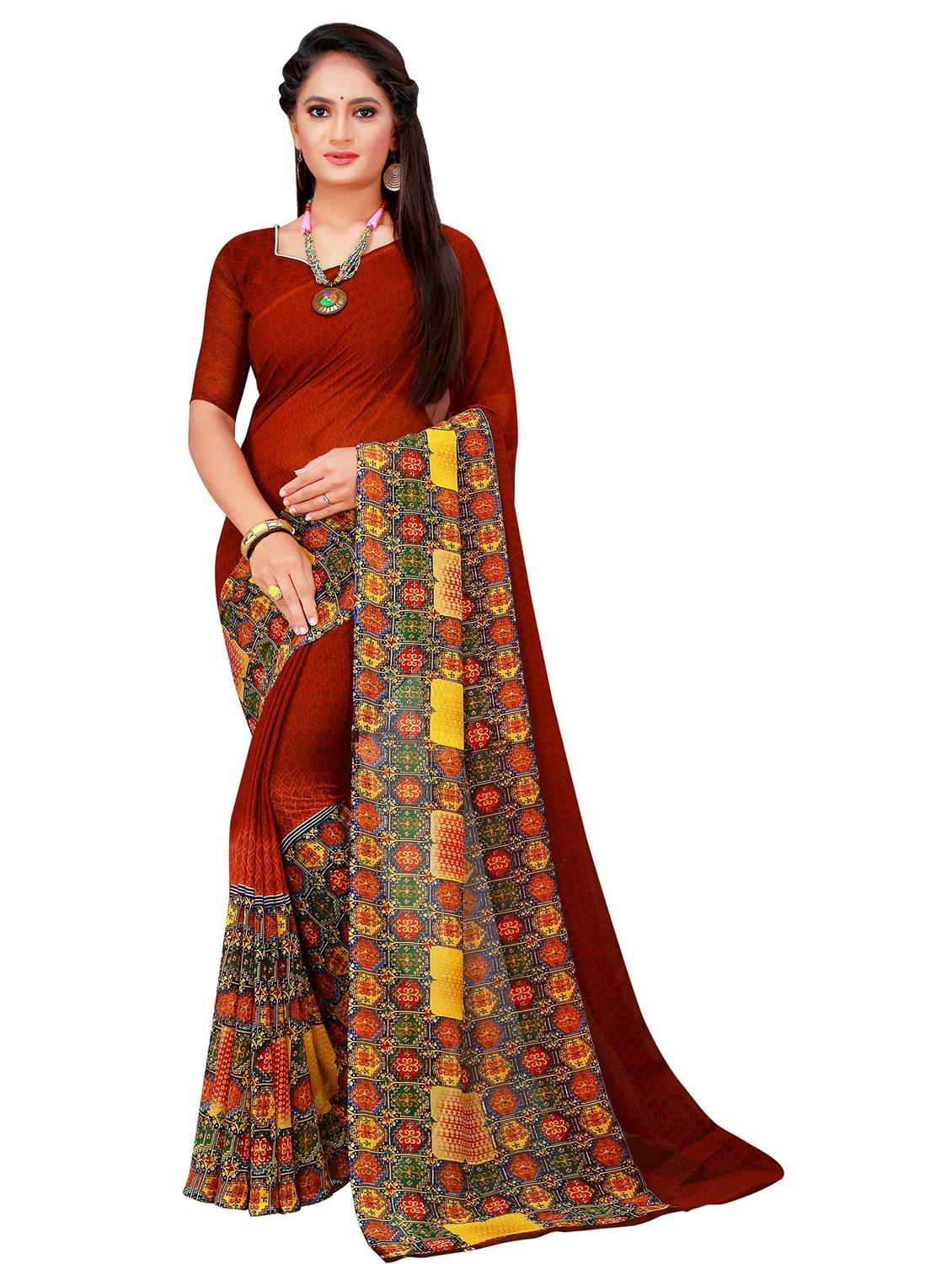 women's saree combo with blouse - 20217304 - Standard Image - 2