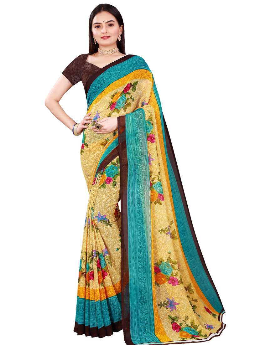women's saree combo with blouse - 20217563 -  Standard Image - 2