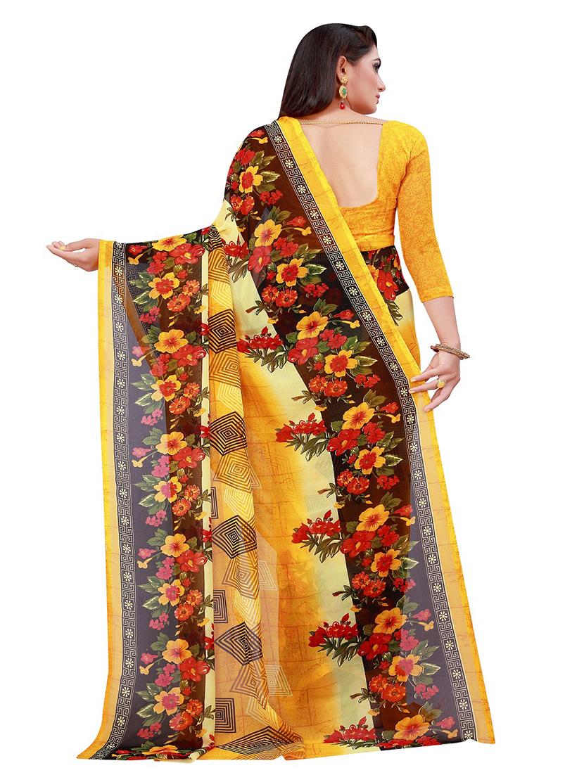 women's saree combo with blouse - 20218180 - Standard Image - 2