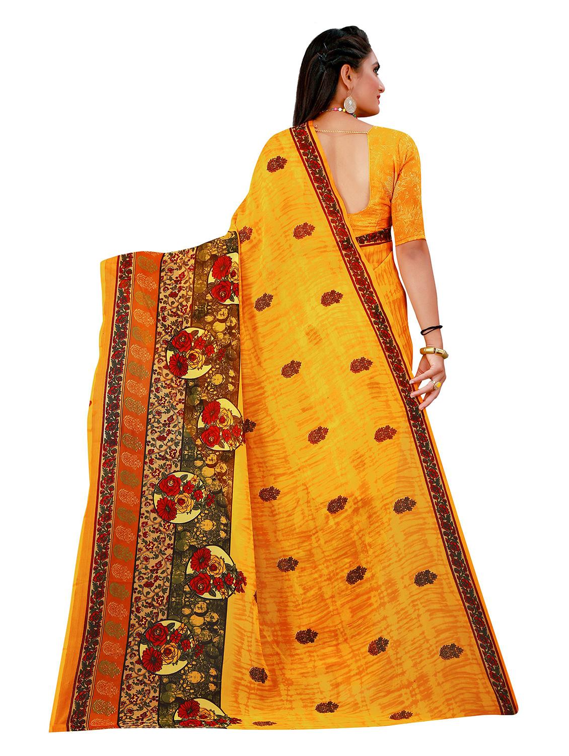 women's saree combo with blouse - 20218265 - Standard Image - 2