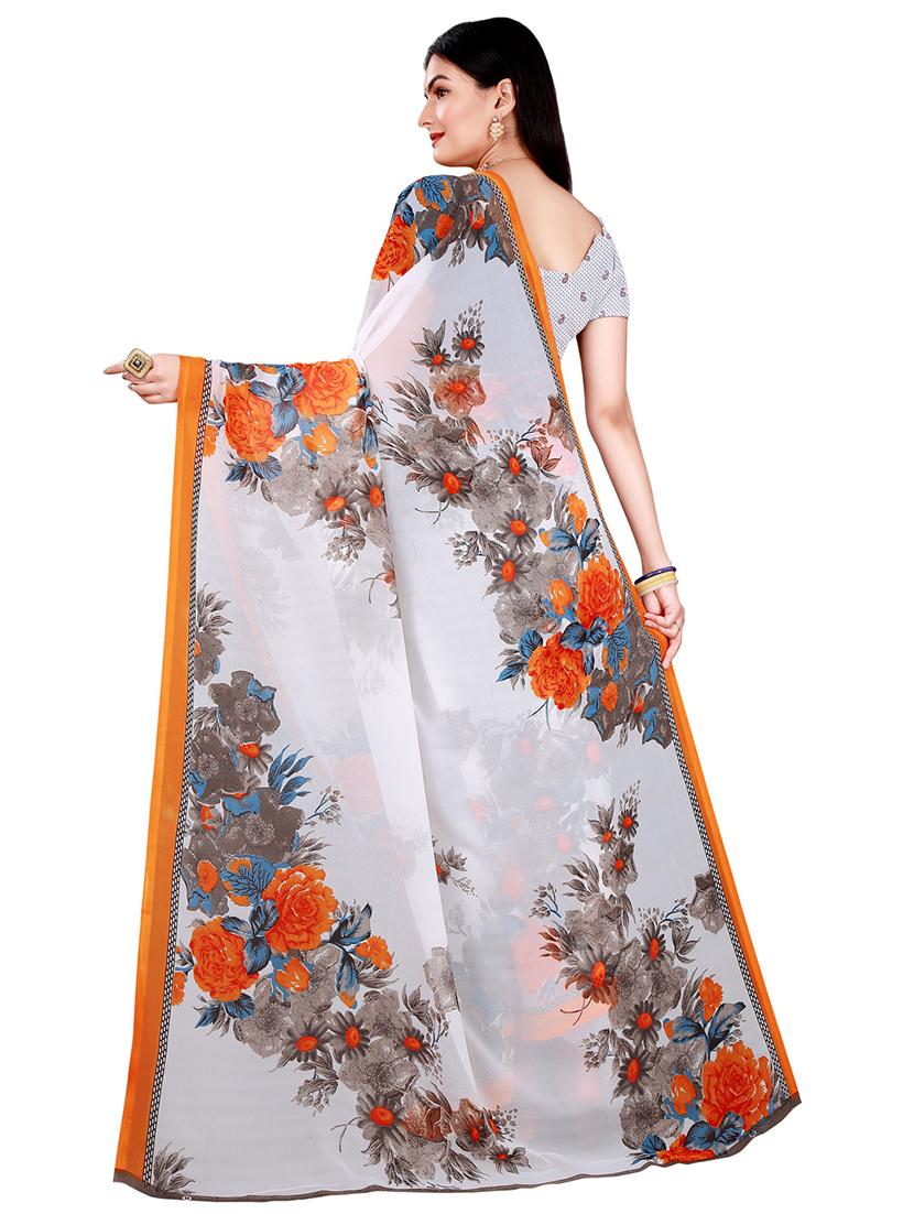 women's saree combo with blouse - 20218350 - Standard Image - 2