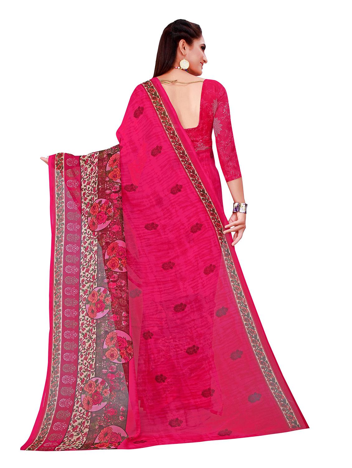 women's saree combo with blouse - 20218378 - Standard Image - 2
