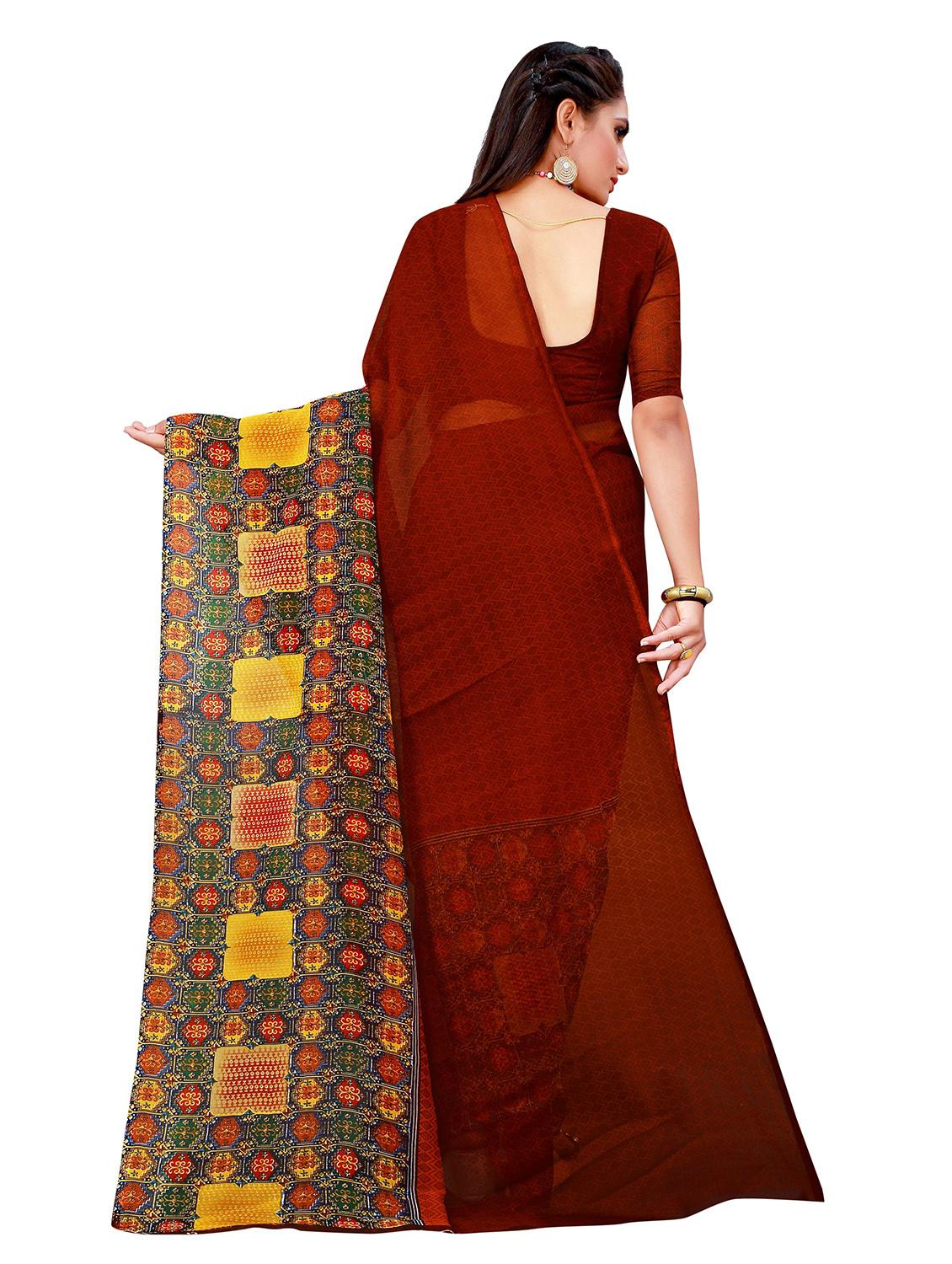 women's saree combo with blouse - 20218603 - Standard Image - 2