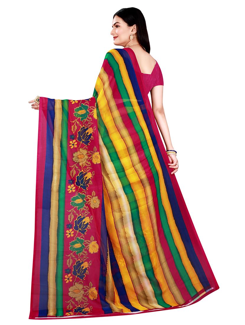 women's saree combo with blouse - 20218638 - Standard Image - 2