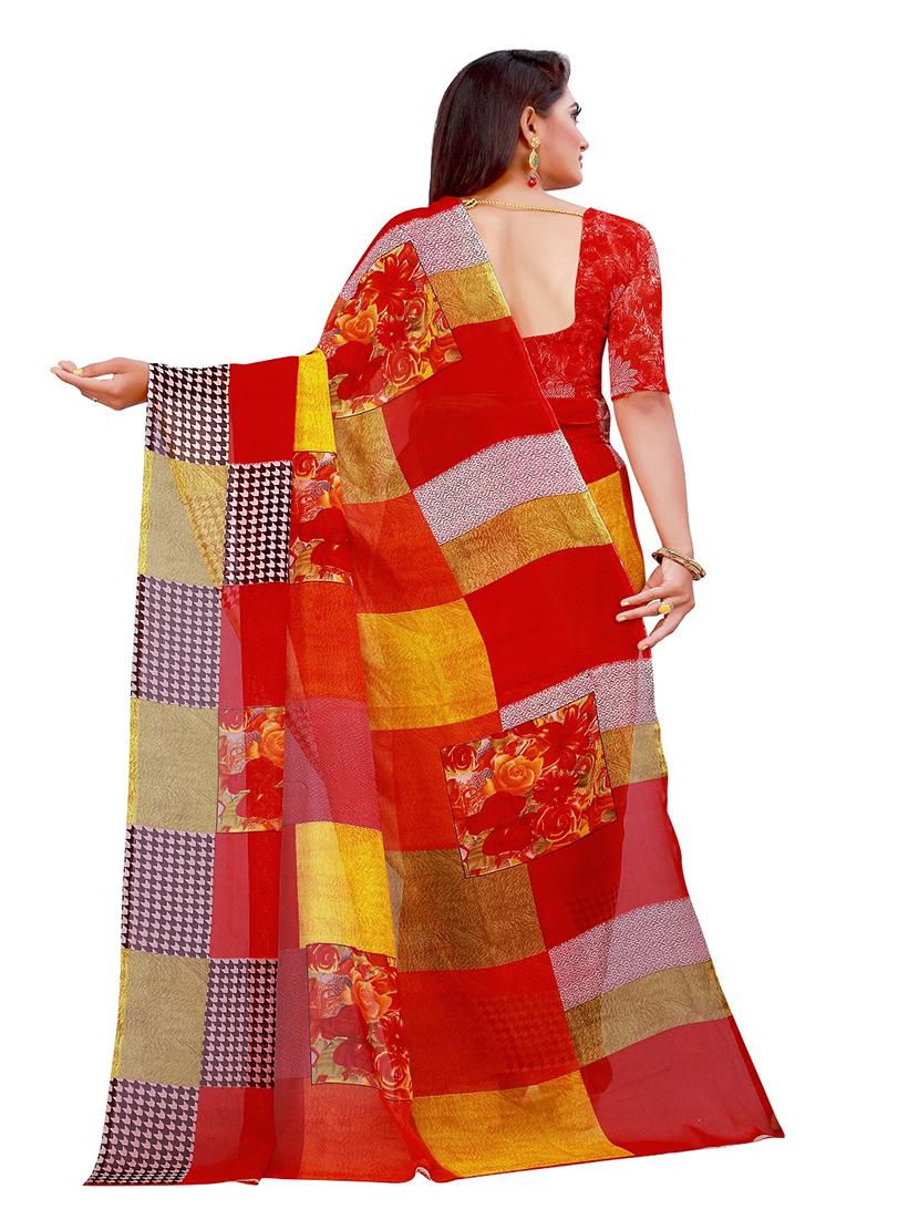 women's saree combo with blouse - 20218813 - Standard Image - 2