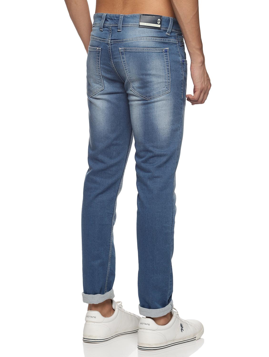 mens slim fit plain jeans - 20221089 - Standard Image - 2