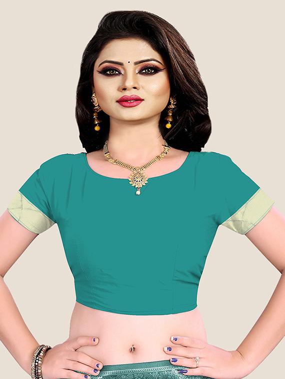 jacquard work banarasi saree with blouse - 20223470 - Standard Image - 2