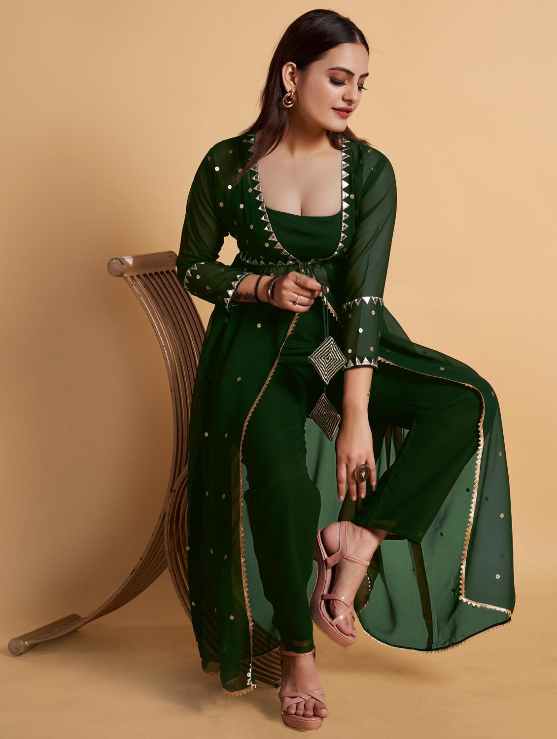 women green solid fusion set - 20223951 - Standard Image - 2