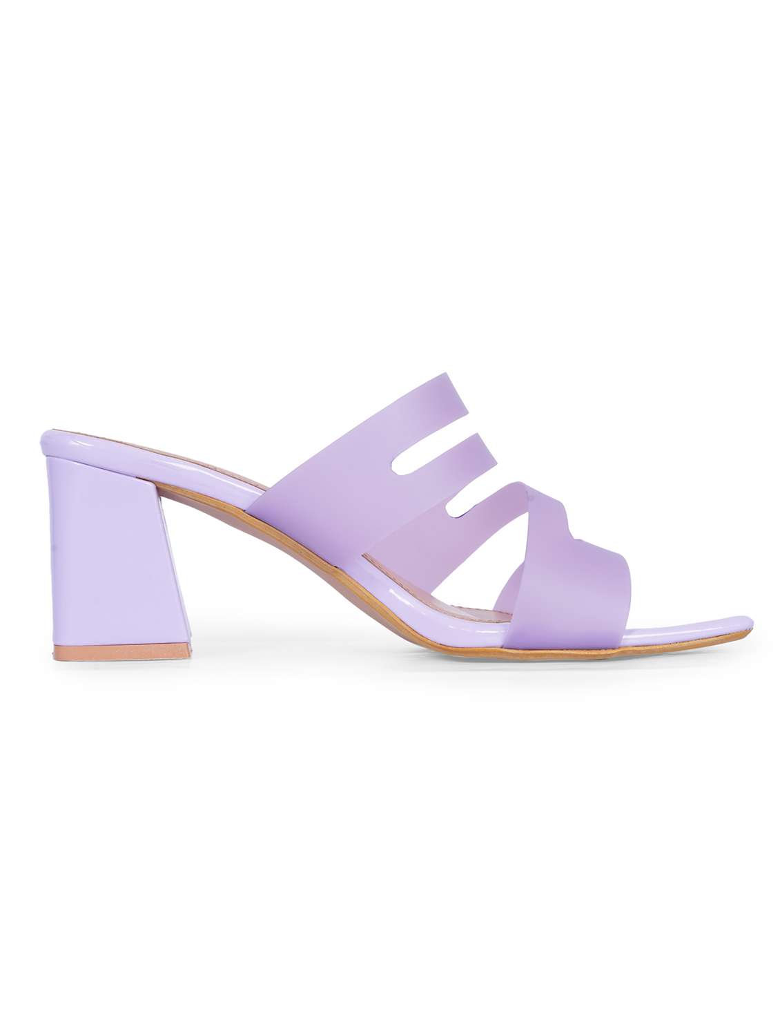 women's purple silicon heel sandal - 20225224 -  Standard Image - 2