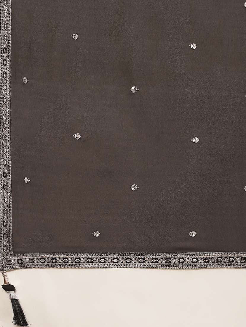 women embroidered kurta palazzo set with dupatta - 20225642 -  Standard Image - 7