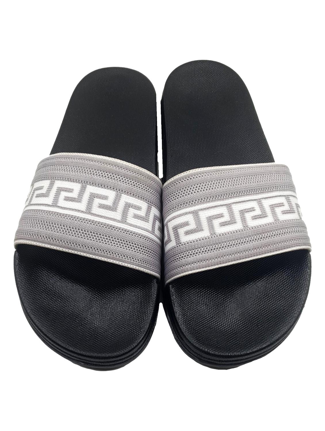grey synthetic slip on flip flops - 20240823 - Standard Image - 2