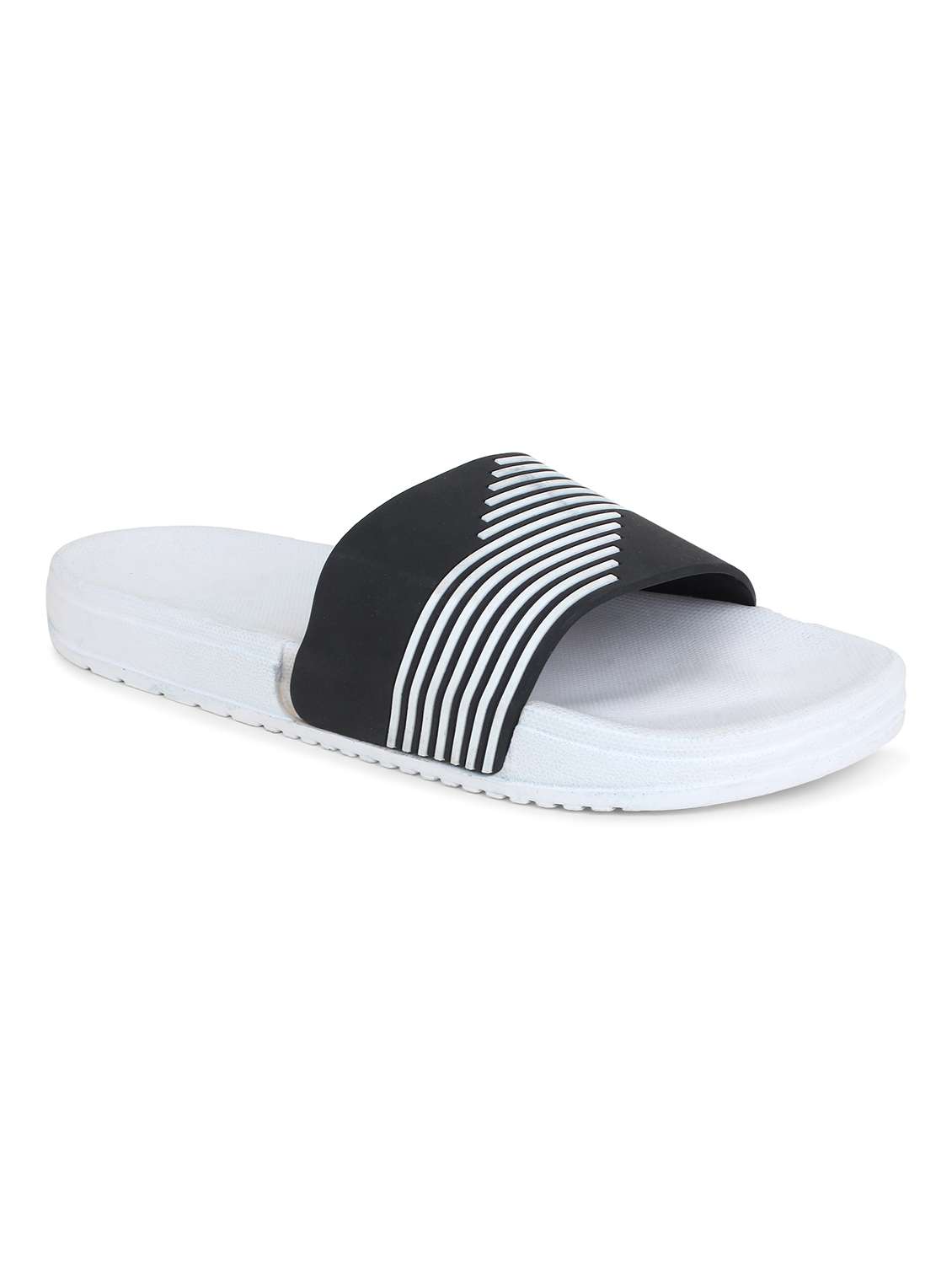 white pvc slip on flip flops