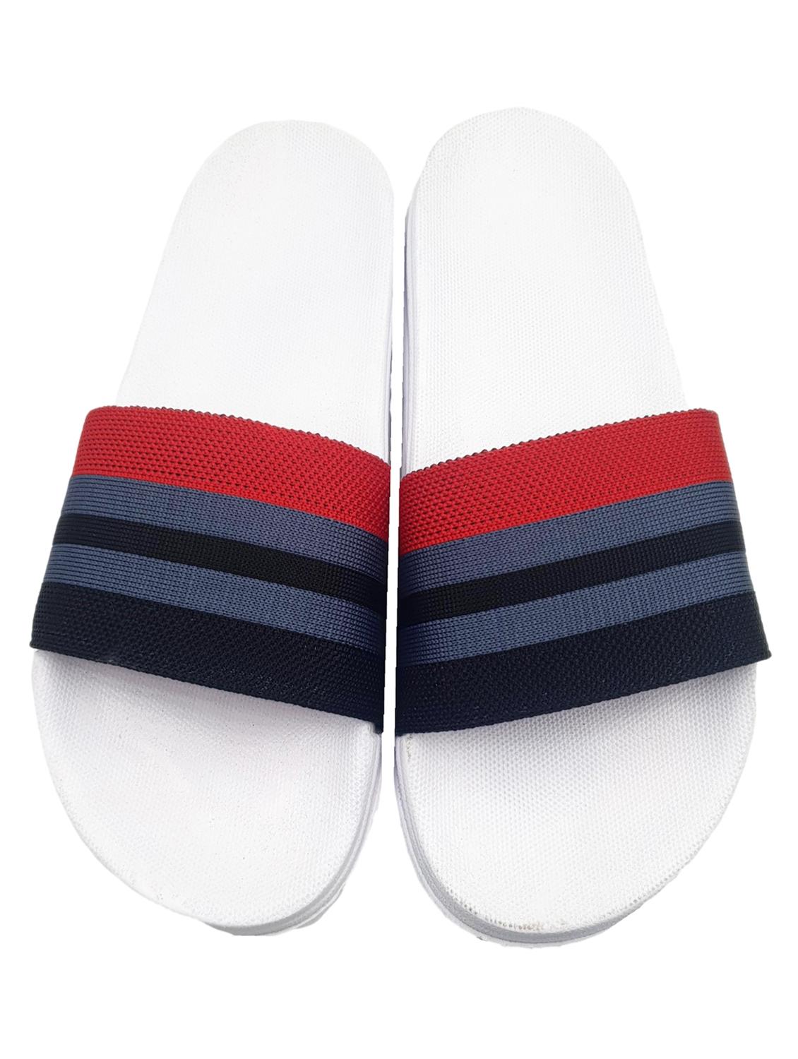 white synthetic slip on flip flops - 20240835 - Standard Image - 2