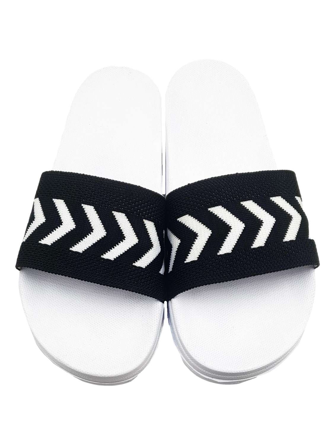 white synthetic slip on flip flops - 20240902 -  Standard Image - 2