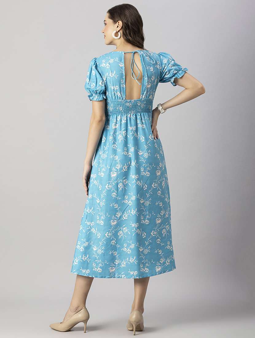 women's fit & flare floral dress - 20244383 -  Standard Image - 2