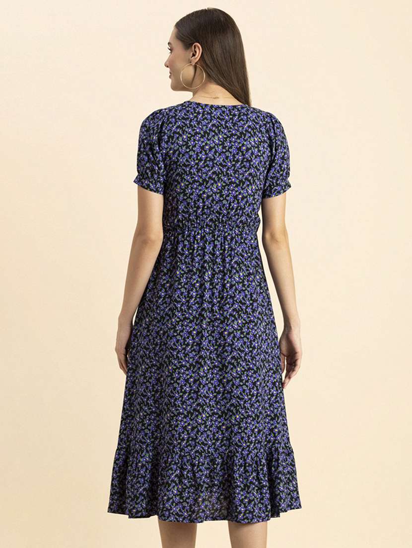 women's ruffle floral dress - 20244390 -  Standard Image - 2