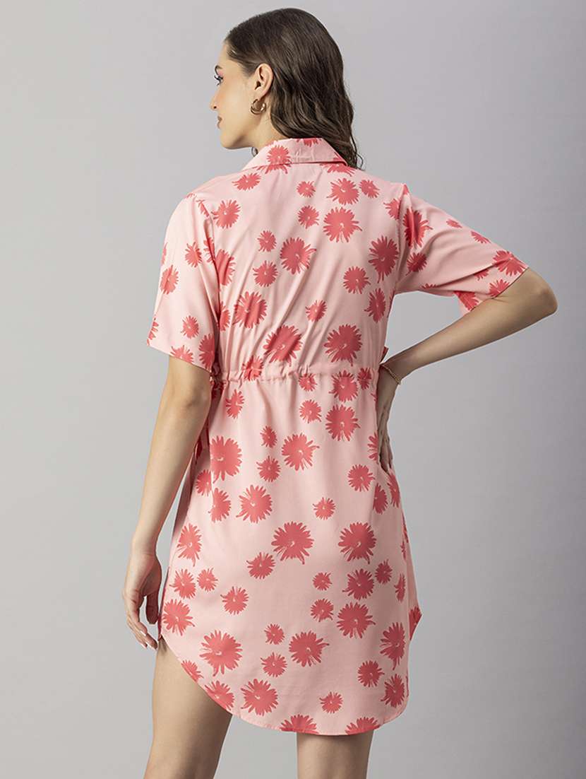 women's shirt floral dress - 20244400 -  Standard Image - 2