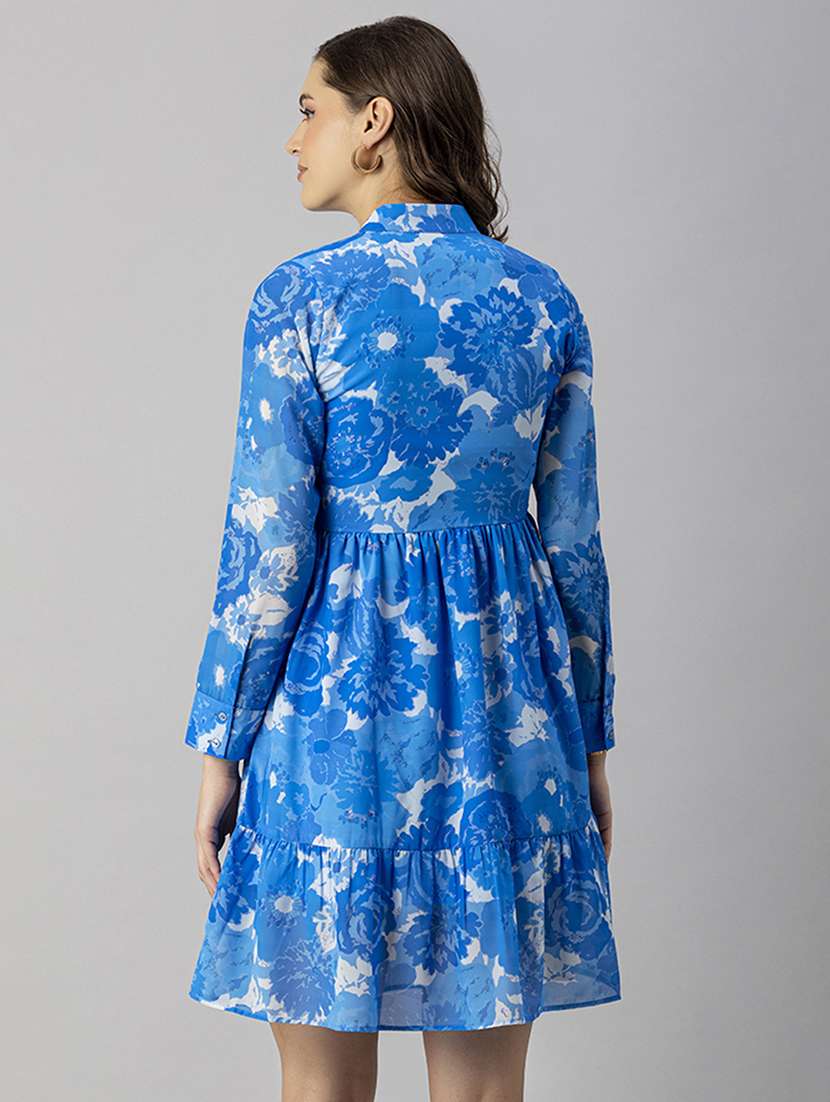 women's tiered dress floral dress - 20244409 -  Standard Image - 2