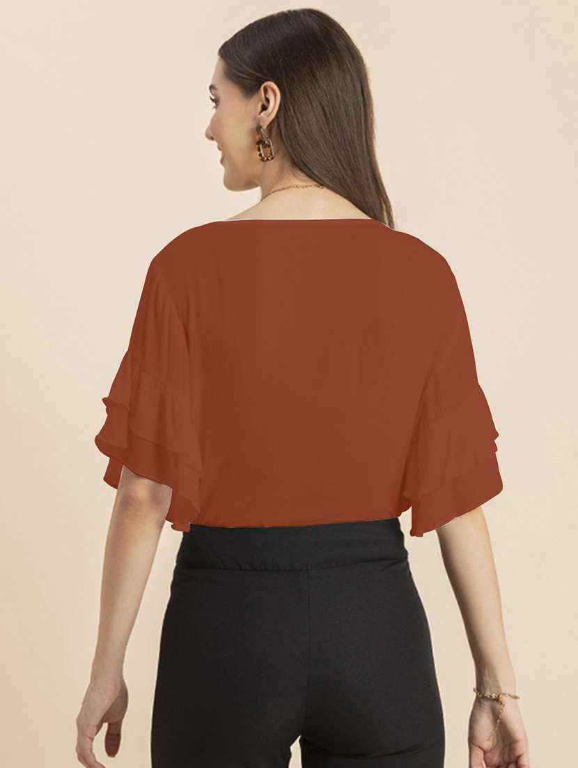 women's straight scoop neck top - 20244859 -  Standard Image - 2