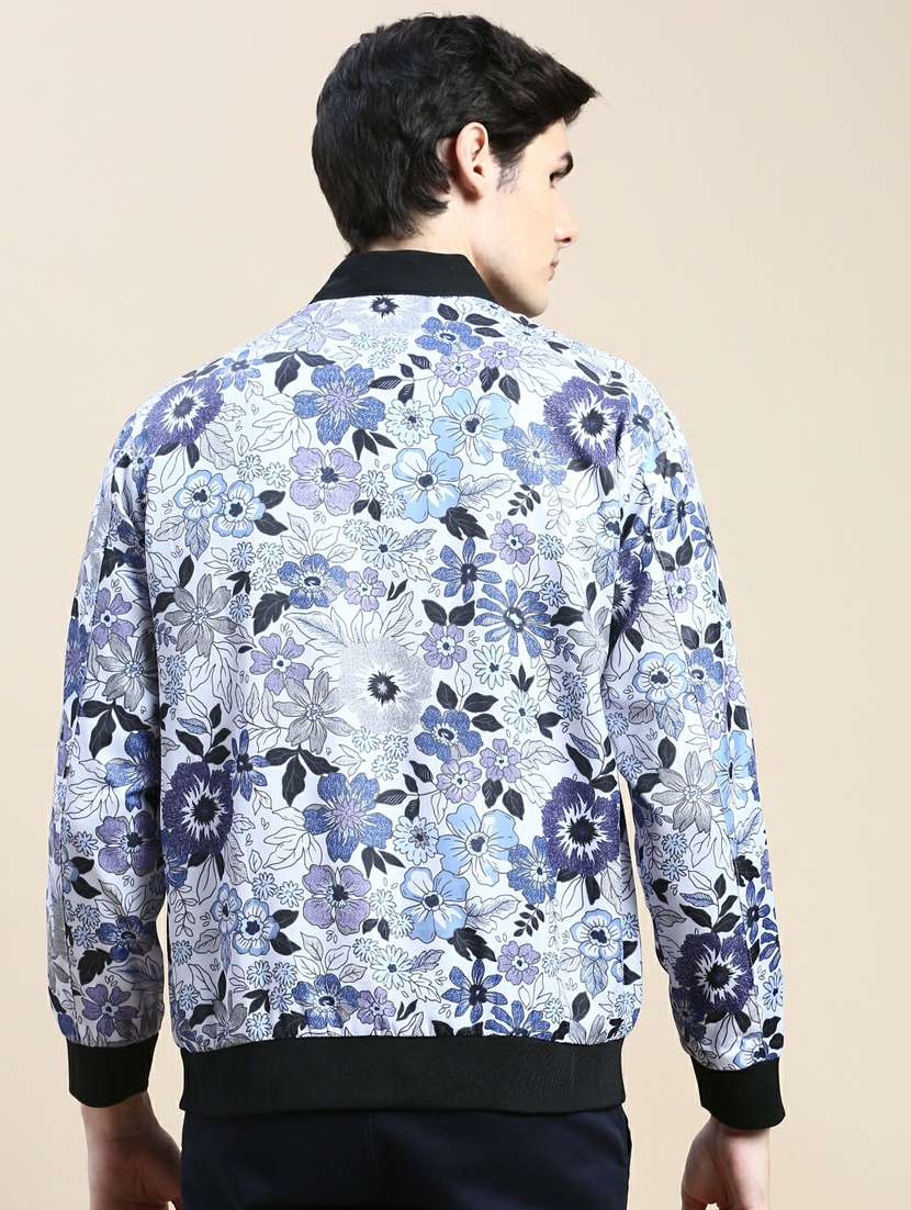 men floral print bomber jacket - 20245364 -  Standard Image - 2