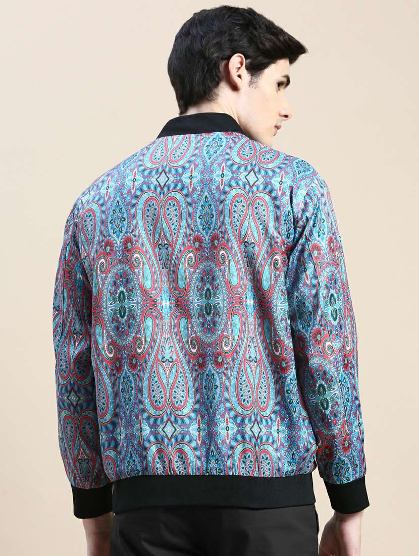 men paisley print bomber jacket - 20245367 -  Standard Image - 2