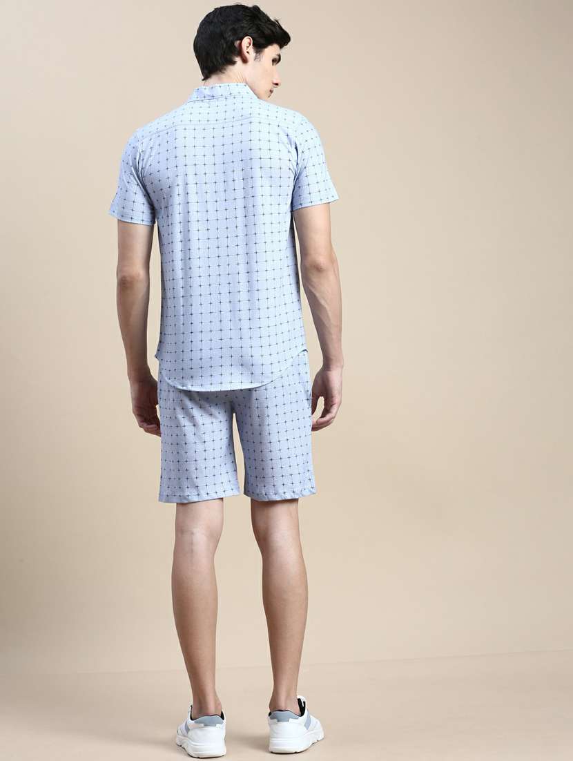 men shirt collar co-ord sets - 20245499 - Standard Image - 2