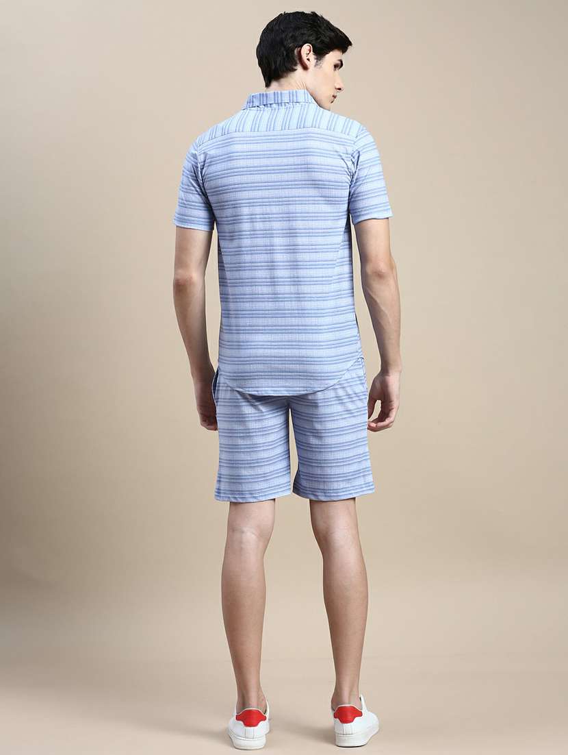 men shirt collar co-ord sets - 20245501 -  Standard Image - 2