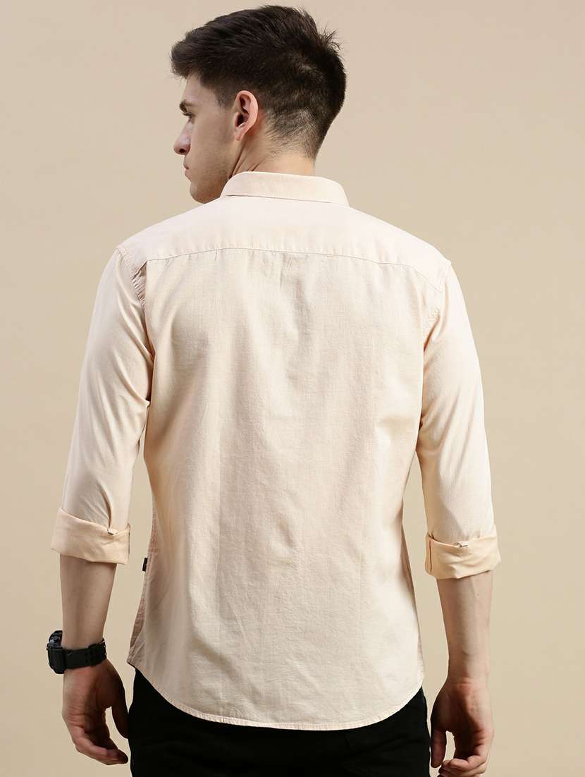 mens solid casual shirt - 20245560 -  Standard Image - 2