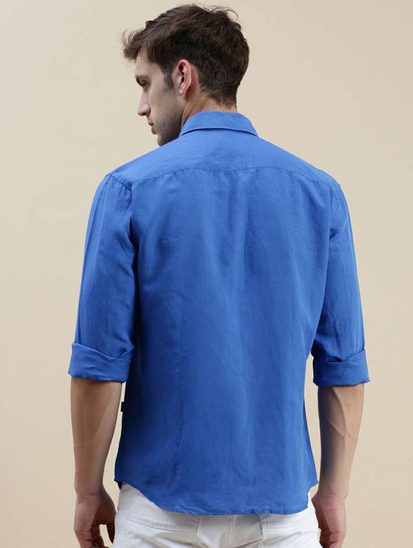 mens solid casual shirt - 20245599 -  Standard Image - 2