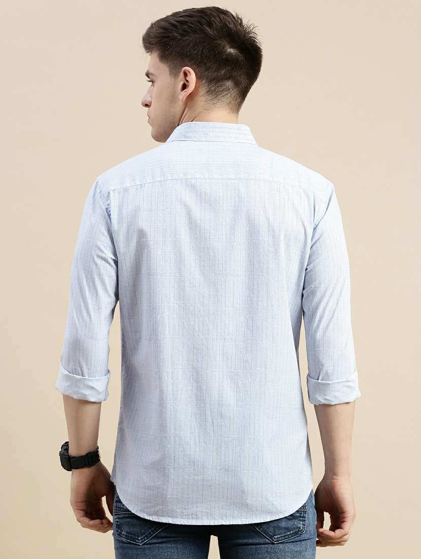 mens geometric casual shirt - 20245682 -  Standard Image - 2